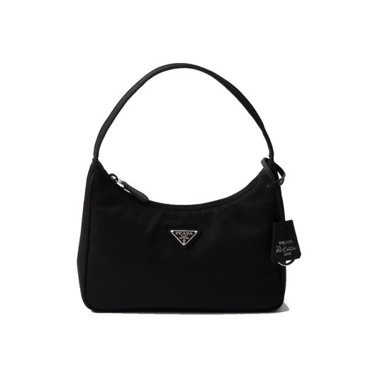 PRADA RE-NYLON RE-EDITION 2000 MINI BAG IN BLACK