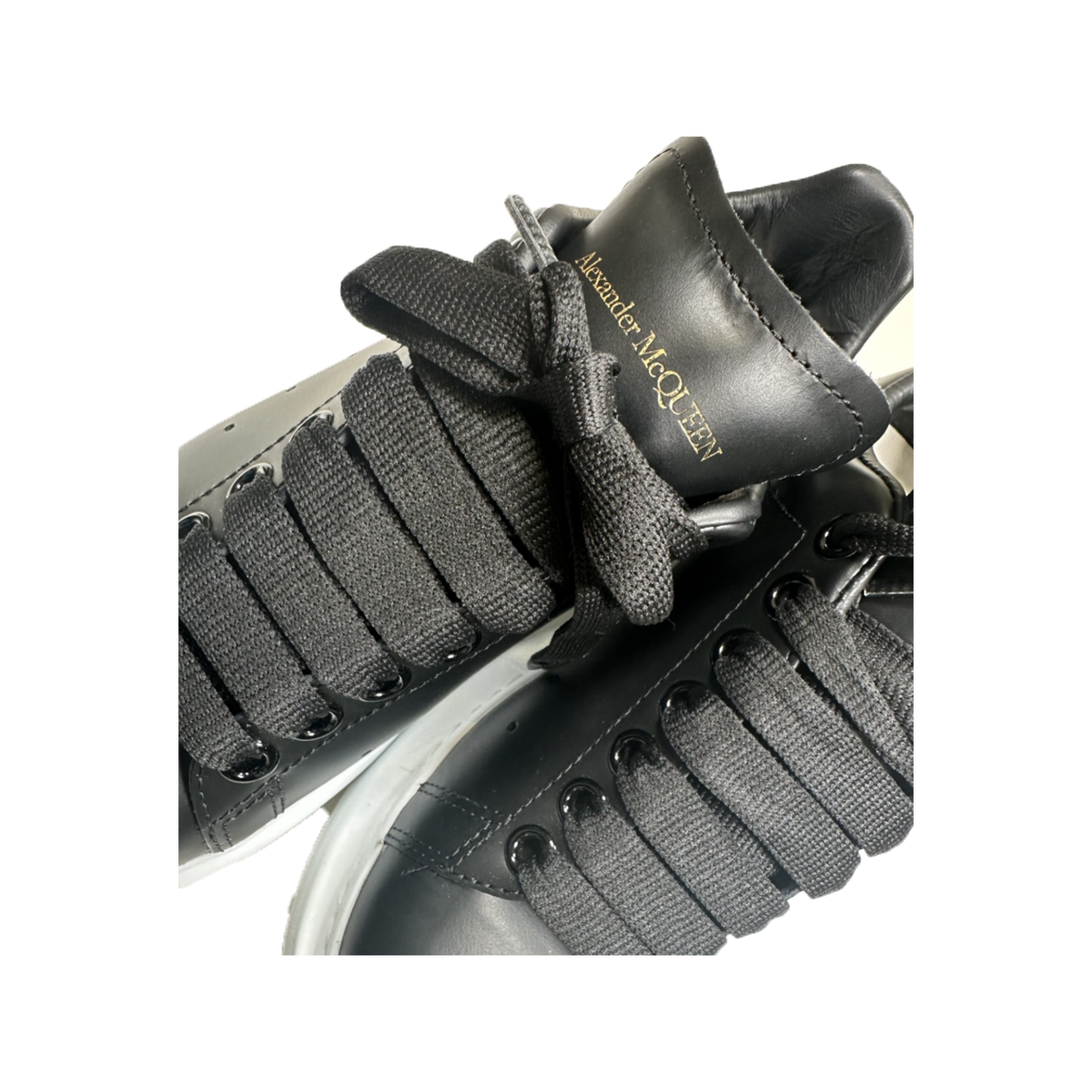 PRELOVED ALEXANDER MCQUEEN RUNAWAY TRAINERS IN BLACK