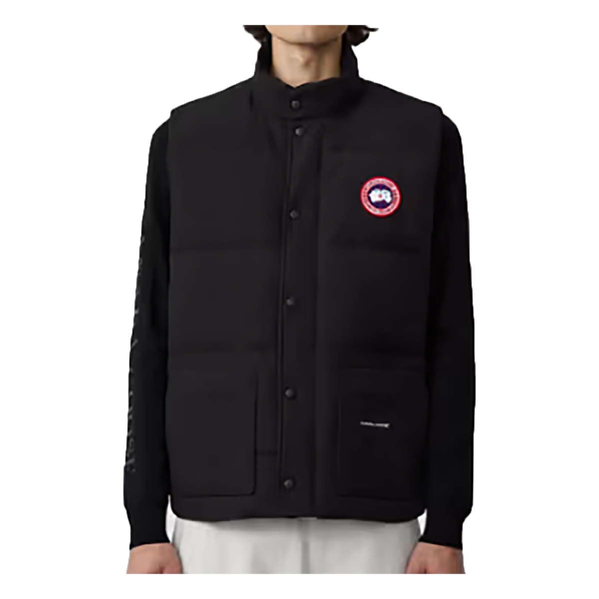 CANADA GOOSE FREESTYLE CREW GILET IN BLACK