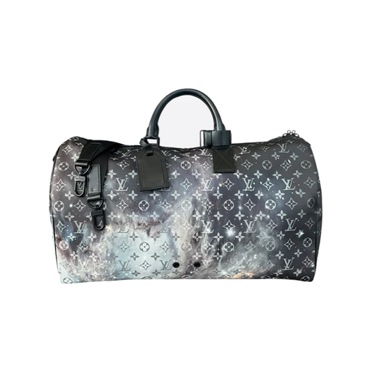 LOUIS VUITTON GALAXY MONOGRAM KEEPALL 50 IN BLACK