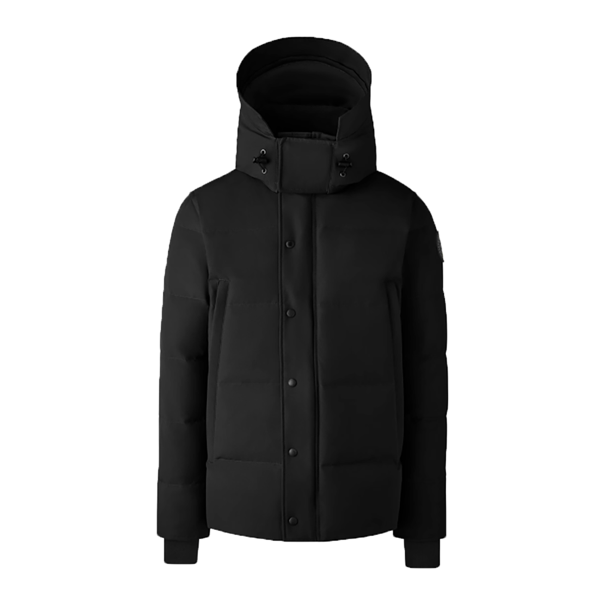 CANADA GOOSE WYNDHAM PARKA HERITAGE BLACK LABEL IN BLACK