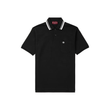 GUCCI MINI LOGO-EMBROIDERED POLO IN BLACK