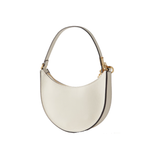 VALENTINO VLOGO MINI TEXTURED-LEATHER SHOULDER BAG IN BEIGE