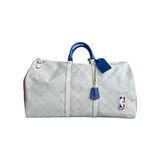 PRELOVED LOUIS VUITTON NBA WHITE MONOGRAM DUFFLE