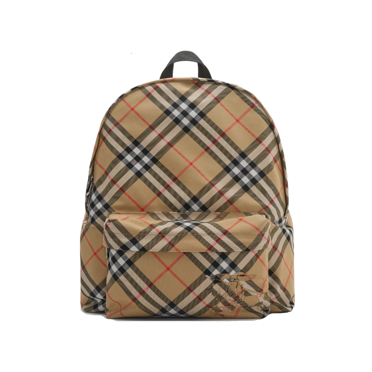 BURBERRY ICONIC CHECK BACKPACK IN SAND