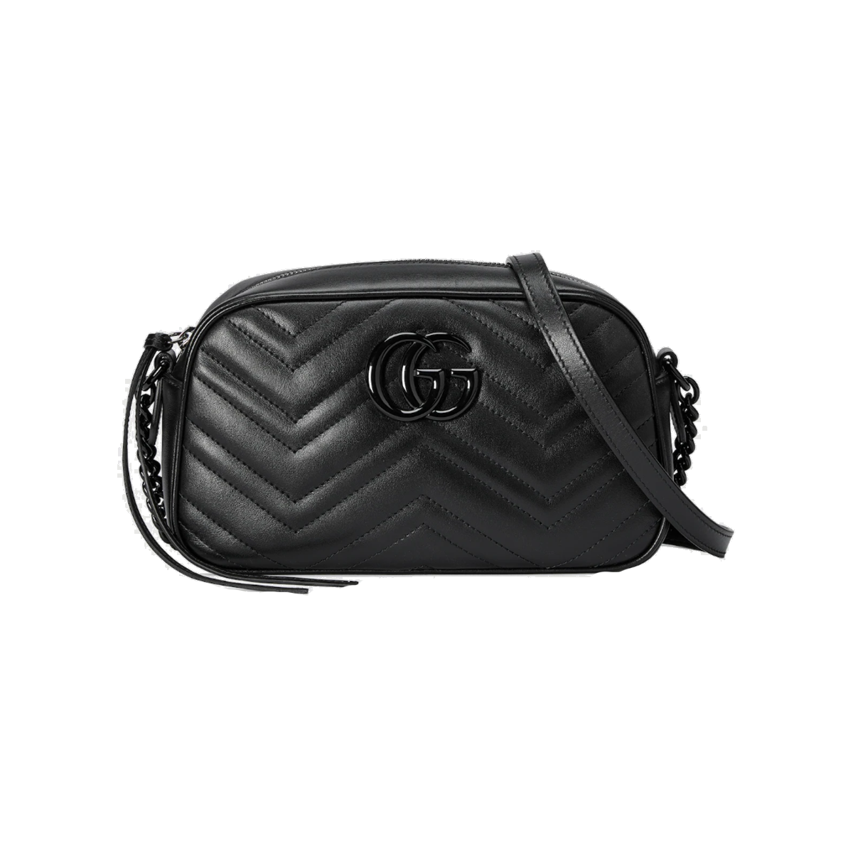 GUCCI GG CAMERA MARMONT SMALL BAG IN BLACK