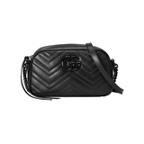 GUCCI GG CAMERA MARMONT SMALL BAG IN BLACK