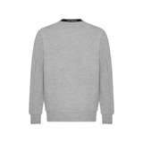CP COMPANY LENS CREW-NECK SWEATER IN GRAY