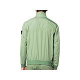 STONE ISLAND CRINKLE REPS BOMBER JACKET IN GREEN