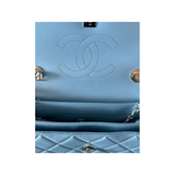 PRELOVED CHANEL TOP HANDLE SMALL BAG IN BABY BLUE