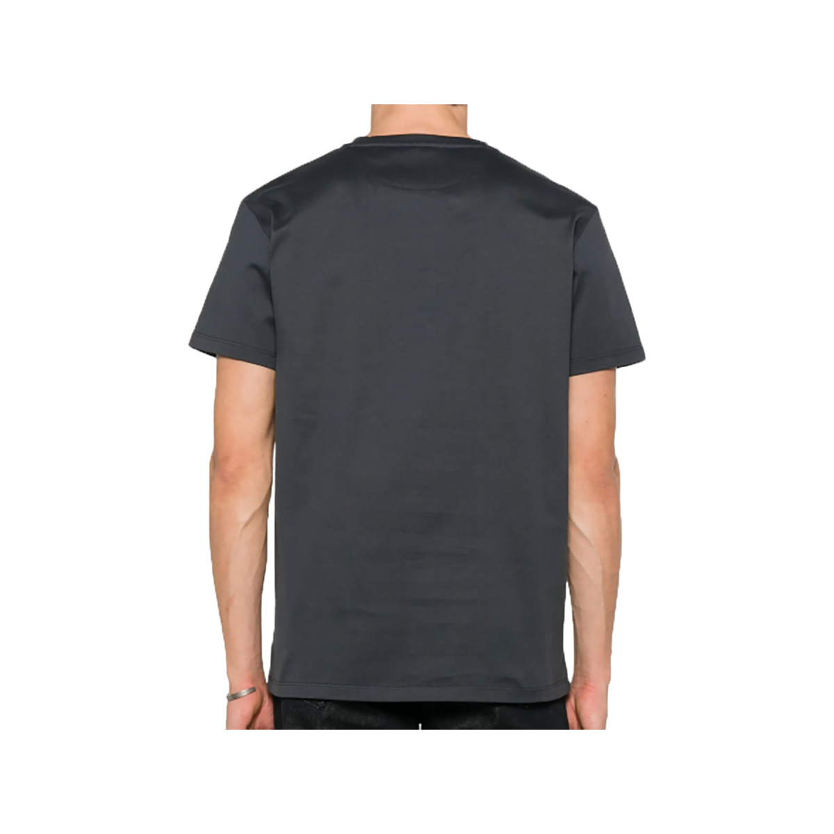 FENDI COTTON TRIPLE FF T-SHIRT IN GRAY