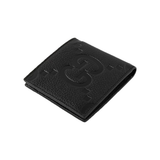 GUCCI MONOGRAM FULL GRAIN WALLET IN BLACK