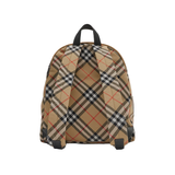 BURBERRY ICONIC CHECK BACKPACK IN SAND