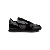 VALENTINO MESH CAMO ROCKRUNNER TRAINERS IN GRAY