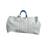 PRELOVED LOUIS VUITTON NBA WHITE MONOGRAM DUFFLE