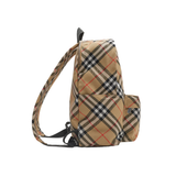 BURBERRY ICONIC CHECK BACKPACK IN SAND
