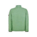 STONE ISLAND PACKABLE QUILTED JACKET IN GREEN