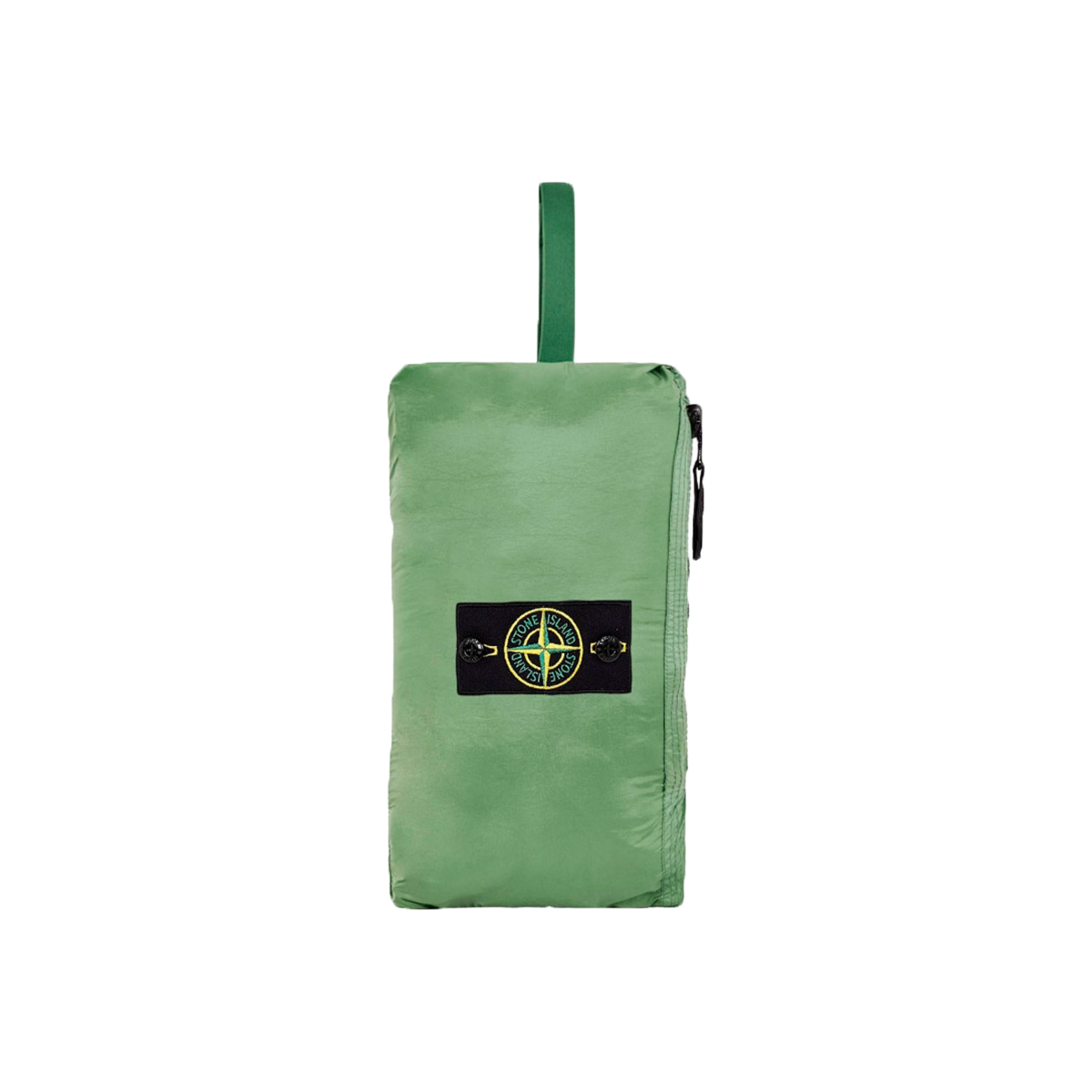 STONE ISLAND PACKABLE QUILTED JACKET IN GREEN