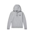 GUCCI LOGO-APPLIQUED STRETCH-COTTON HOODIE IN GRAY