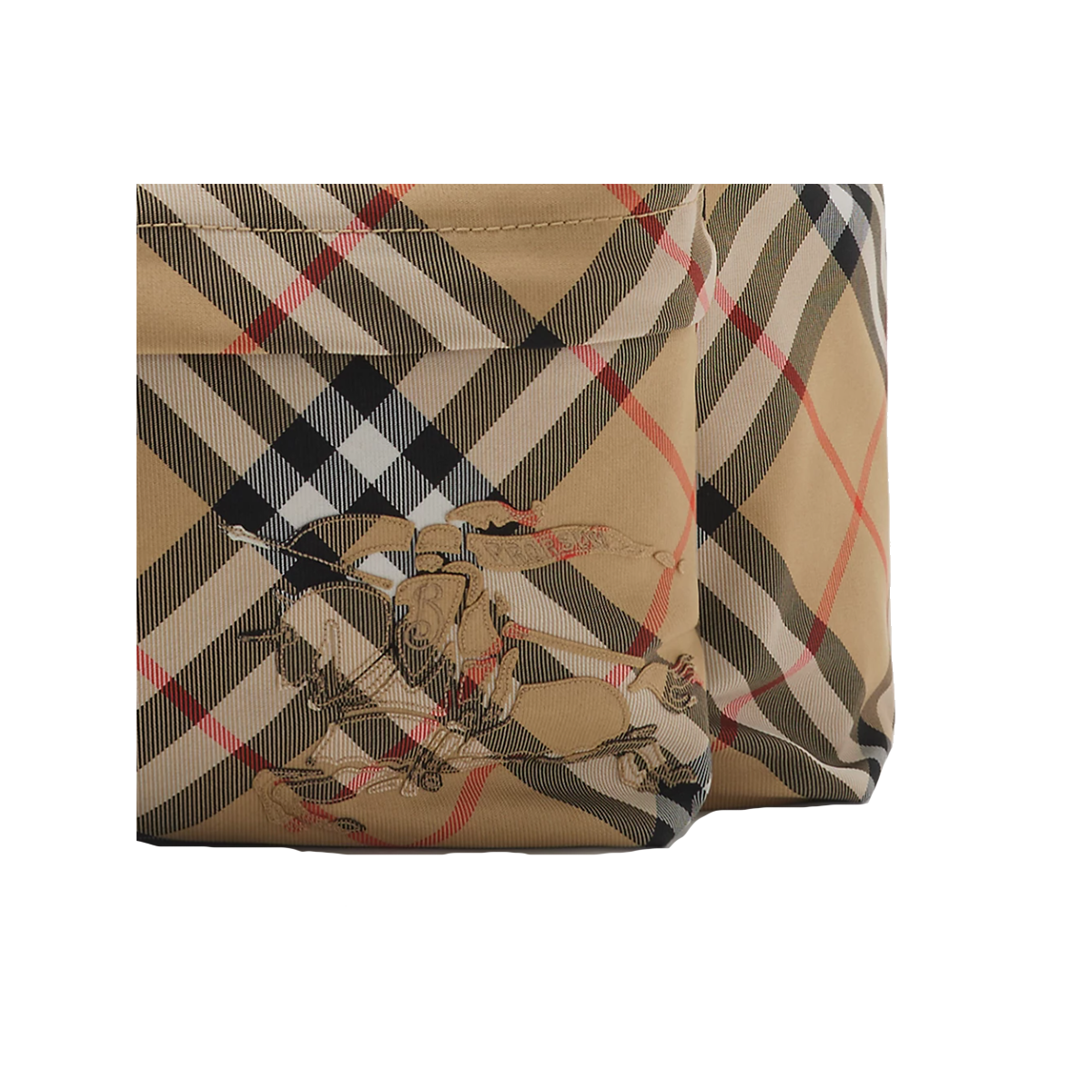 BURBERRY ICONIC CHECK BACKPACK IN SAND