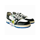 PRELOVED LOUIS VUITTON PRISM TRAINERS IN BLACK AND WHITE