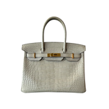 PRELOVED HERMES BETON CROCODILE BIRKIN 30
