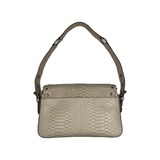 PRELOVED MULBERRY SNAKE PRINT BAG IN BEIGE