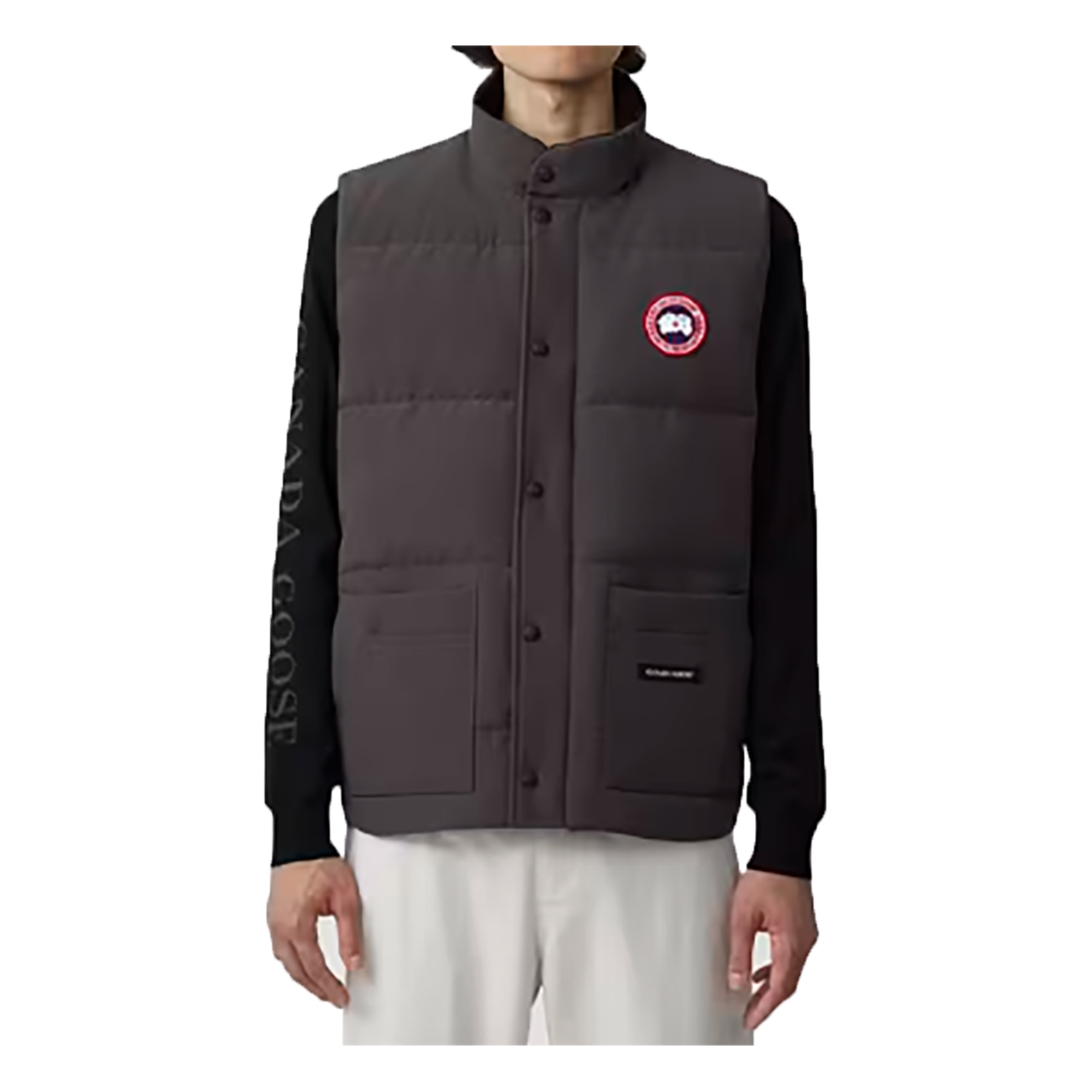 CANADA GOOSE FREESTYLE CREW GILET IN GRAPHITE