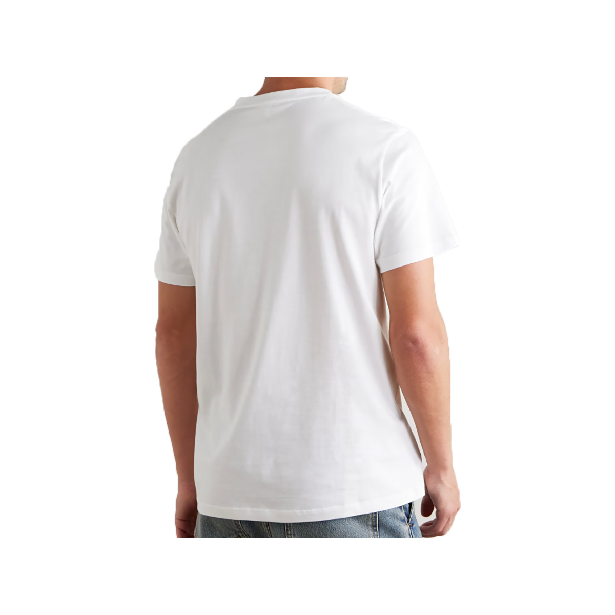 LOEWE SLIM-FIT LOGO EBROIDERED COTTON T-SHIRT IN WHITE