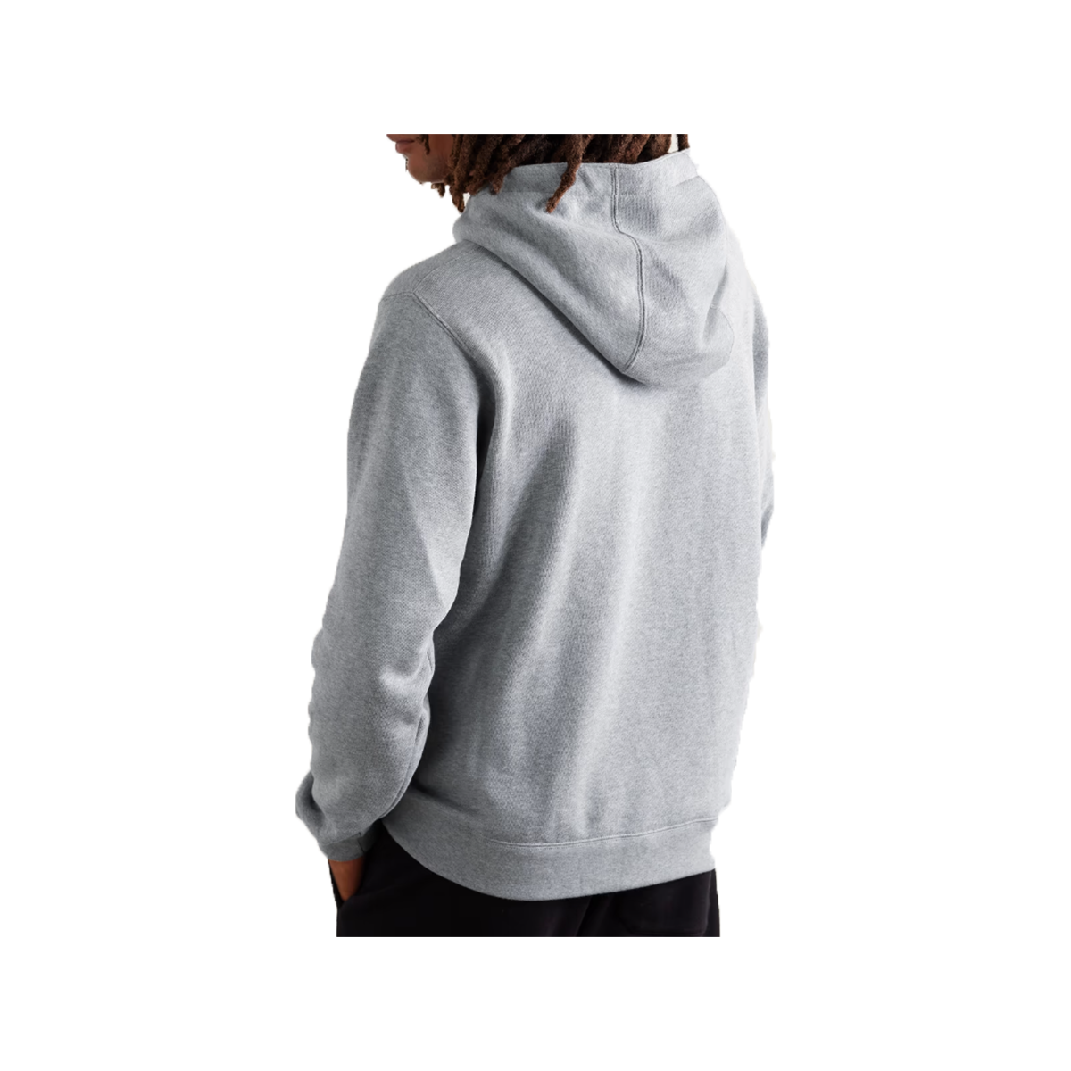 GUCCI LOGO-APPLIQUED STRETCH-COTTON HOODIE IN GRAY