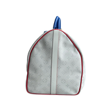 PRELOVED LOUIS VUITTON NBA WHITE MONOGRAM DUFFLE