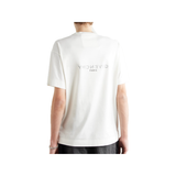 GIVENCHY LOGO-PRINT COTTON T-SHIRT IN WHITE