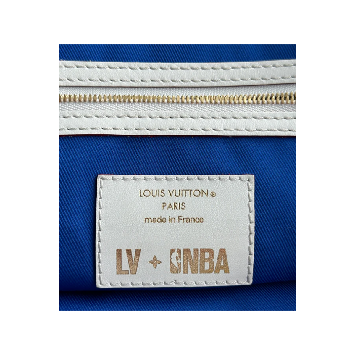 PRELOVED LOUIS VUITTON NBA WHITE MONOGRAM DUFFLE