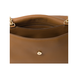 PRADA DOUX MEDIUM LEATHER BAG IN CARAMEL