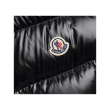MONCLER TIBB QUILTED GLOSSED-SHELL GILET IN BLACK