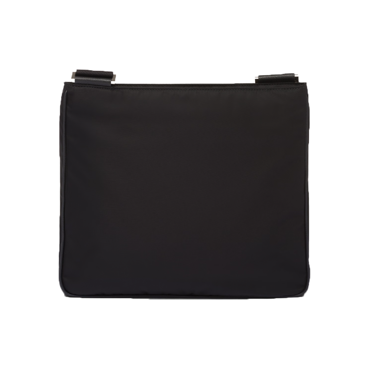 PRADA RE-NYLON AND SAFFIANO SHOULDER BAG IN BLACK
