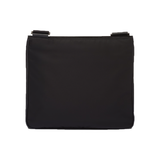PRADA RE-NYLON AND SAFFIANO SHOULDER BAG IN BLACK