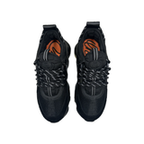 PRELOVED VERSACE CHAIN REACTION TRAINERS IN BLACK