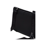 PRADA RE-NYLON AND SAFFIANO SHOULDER BAG IN BLACK