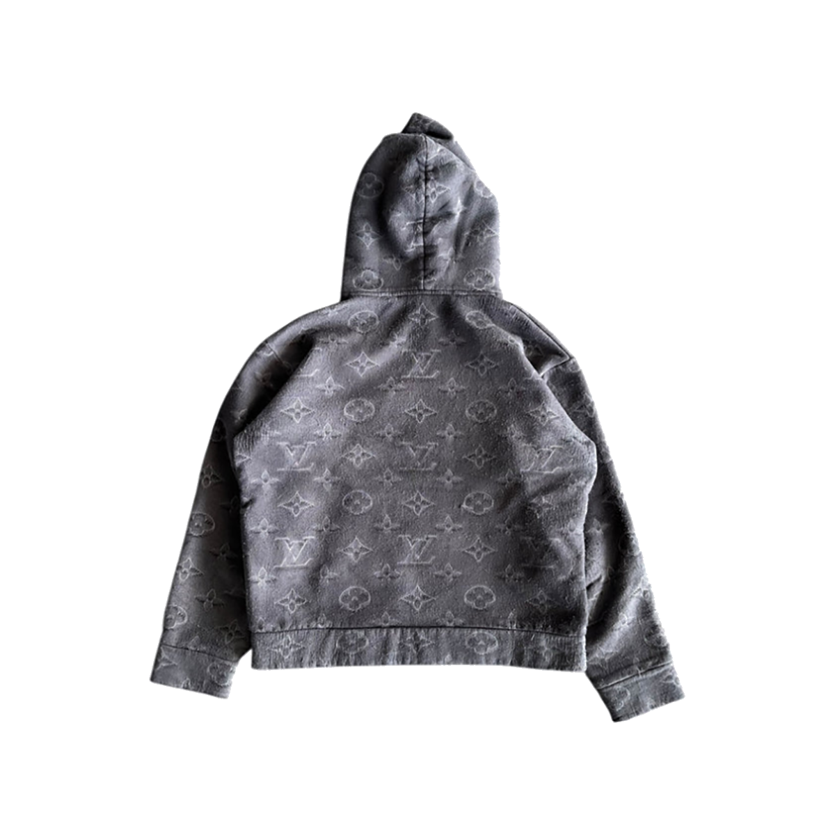 PRELOVED LOUIS VUITTON 2054 MONOGRAM HOODIE IN GREY
