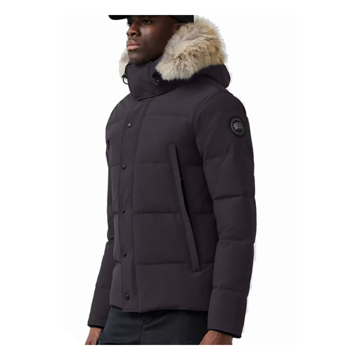 CANADA GOOSE WYNDHAM PARKA HERITAGE BLACK LABEL IN NAVY BLUE