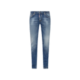 DSQUARED2 SLIM FIT JEANS IN BLUE