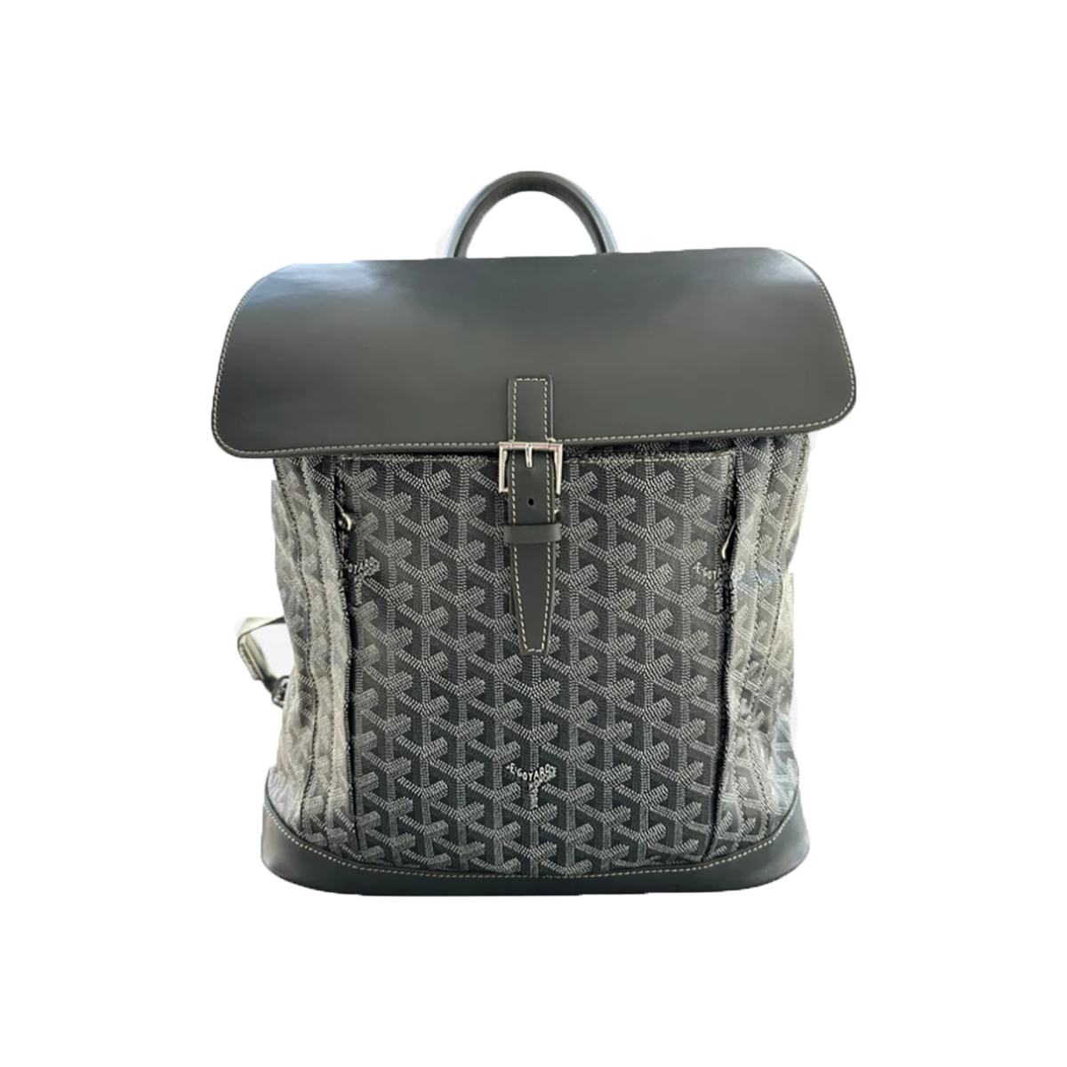 GOYARD MONOGRAM ALPIN BACKPACK IN GREY