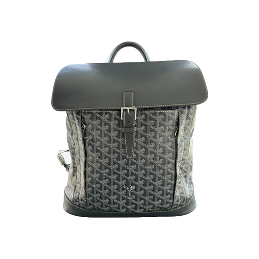GOYARD MONOGRAM ALPIN BACKPACK IN GREY