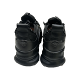 PRELOVED VERSACE CHAIN REACTION TRAINERS IN BLACK