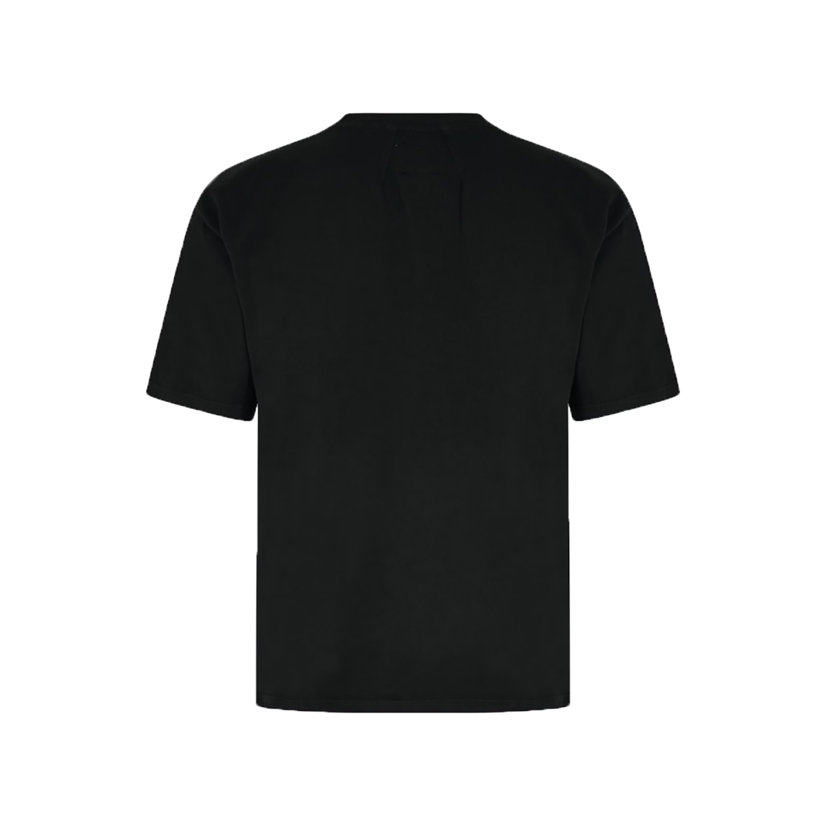 RHUDE PALMERA LOGO PRINT T-SHIRT IN BLACK