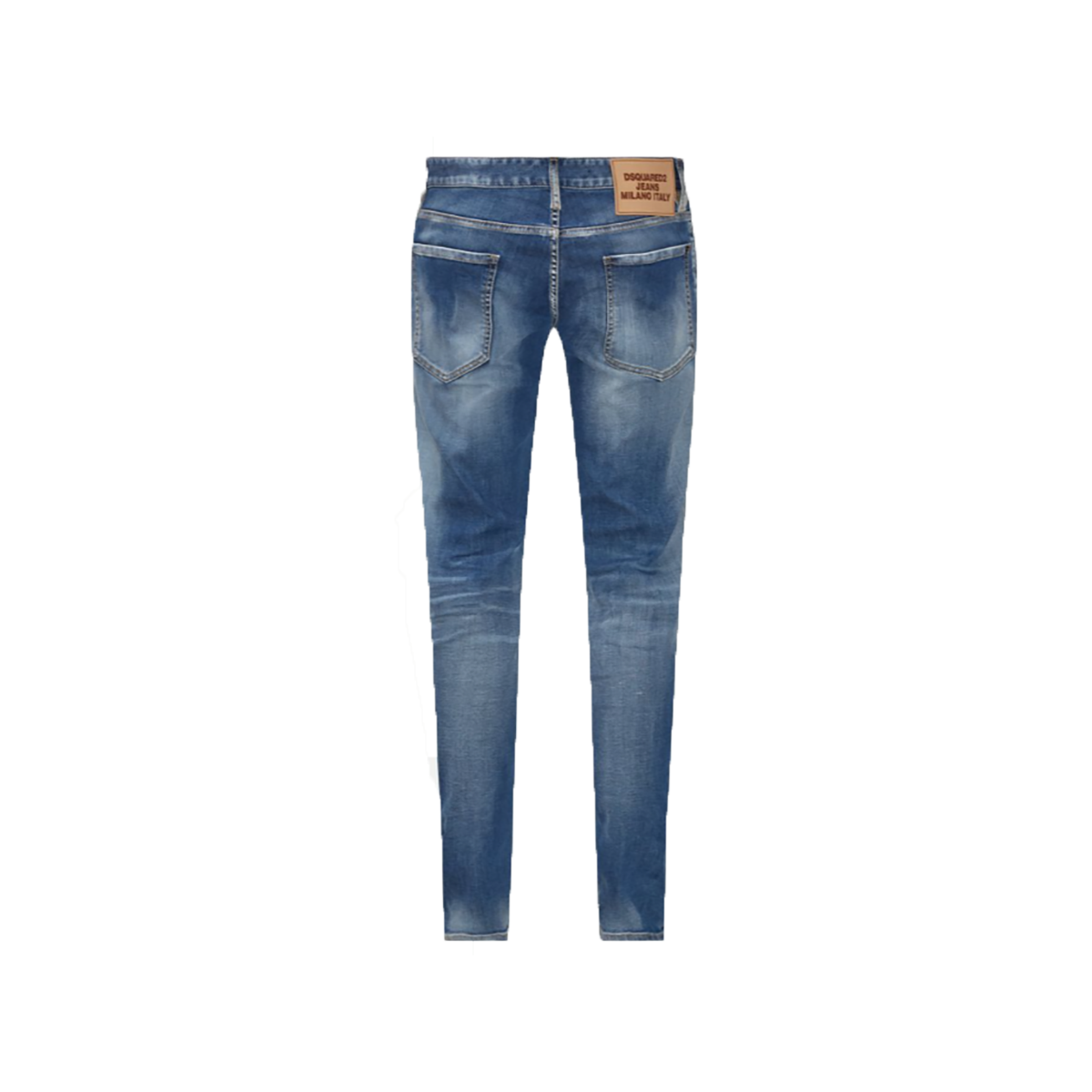 DSQUARED2 SLIM FIT JEANS IN BLUE