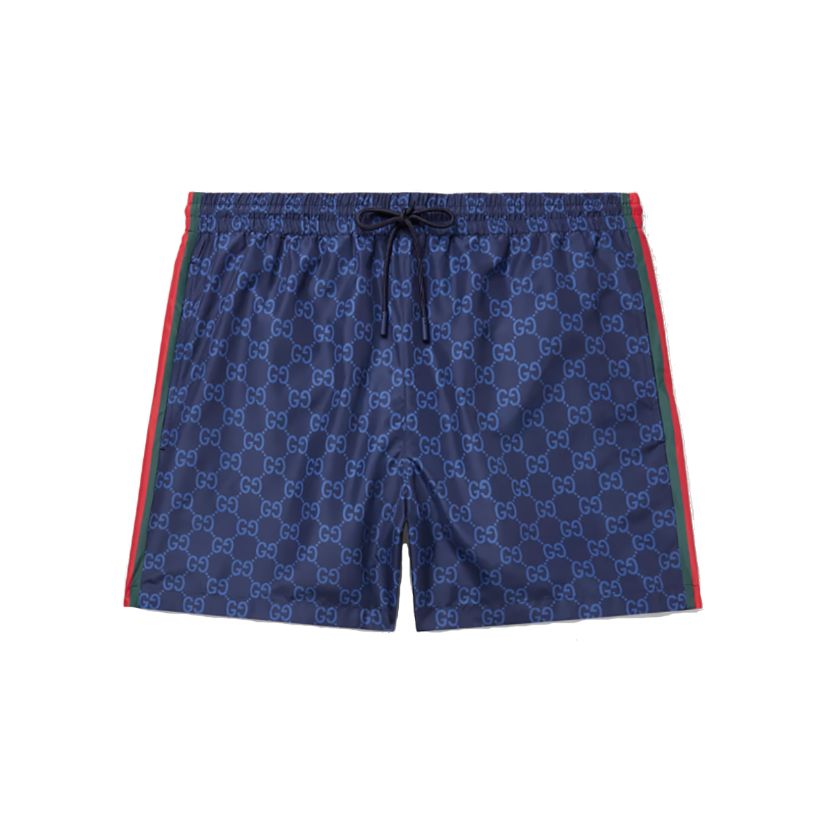 GUCCI SLIM-FIT MID-LENGTH SWIM SHORTS IN NAVY