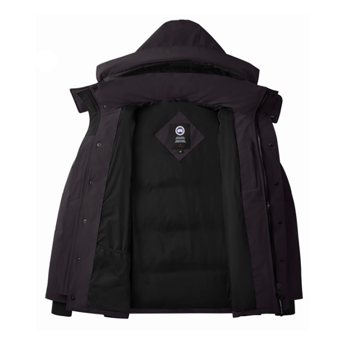 CANADA GOOSE WYNDHAM PARKA HERITAGE BLACK LABEL IN NAVY BLUE
