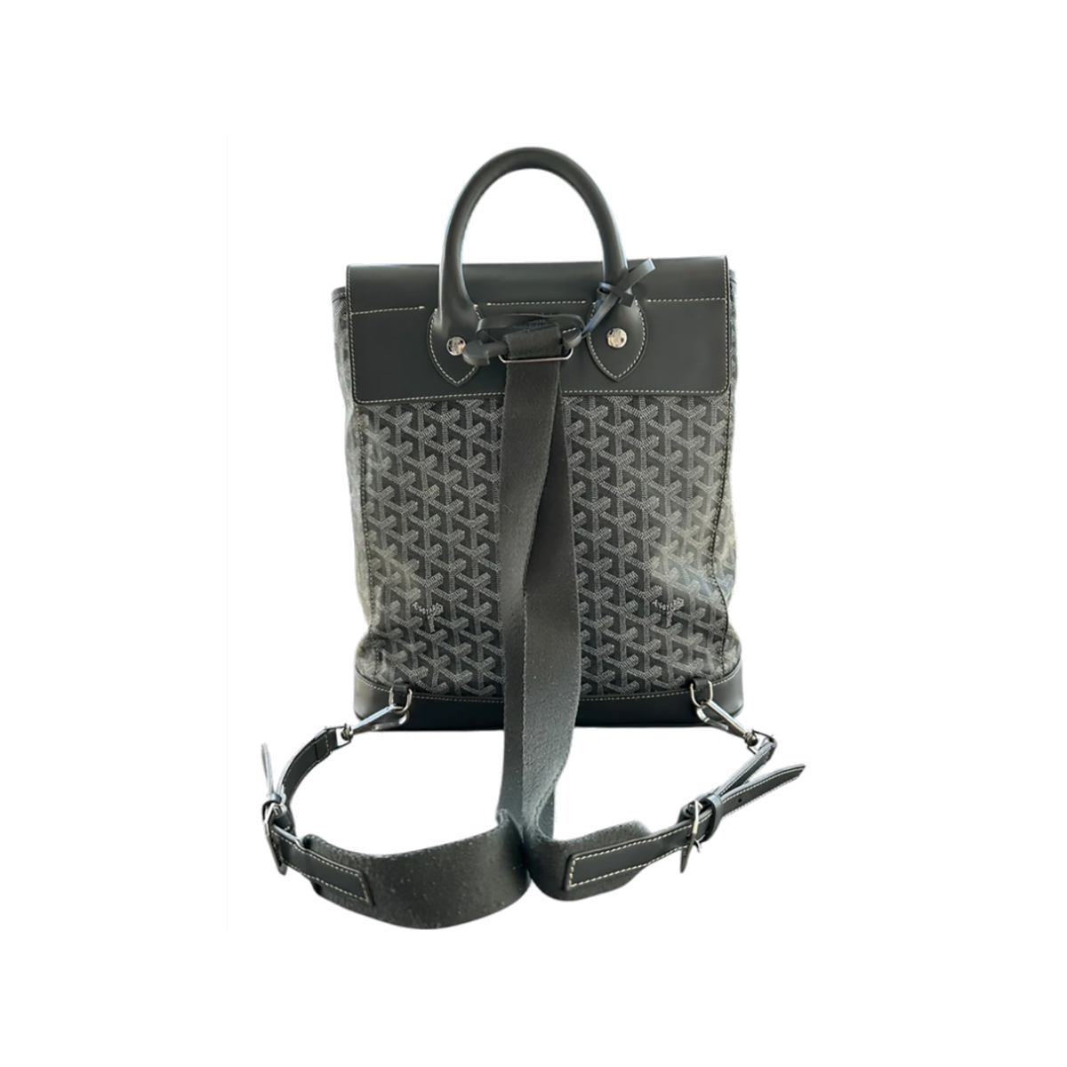 GOYARD MONOGRAM ALPIN BACKPACK IN GREY